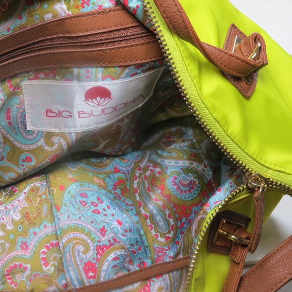 Big Buddha Forest  Convertible Shoulder Bag Tote Satchel - Picture 6 of 9